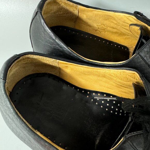 Tauer & Johnson Two-tone Black Leather Men's Derby Dress Shoes, Size 12 E - Picture 11 of 14